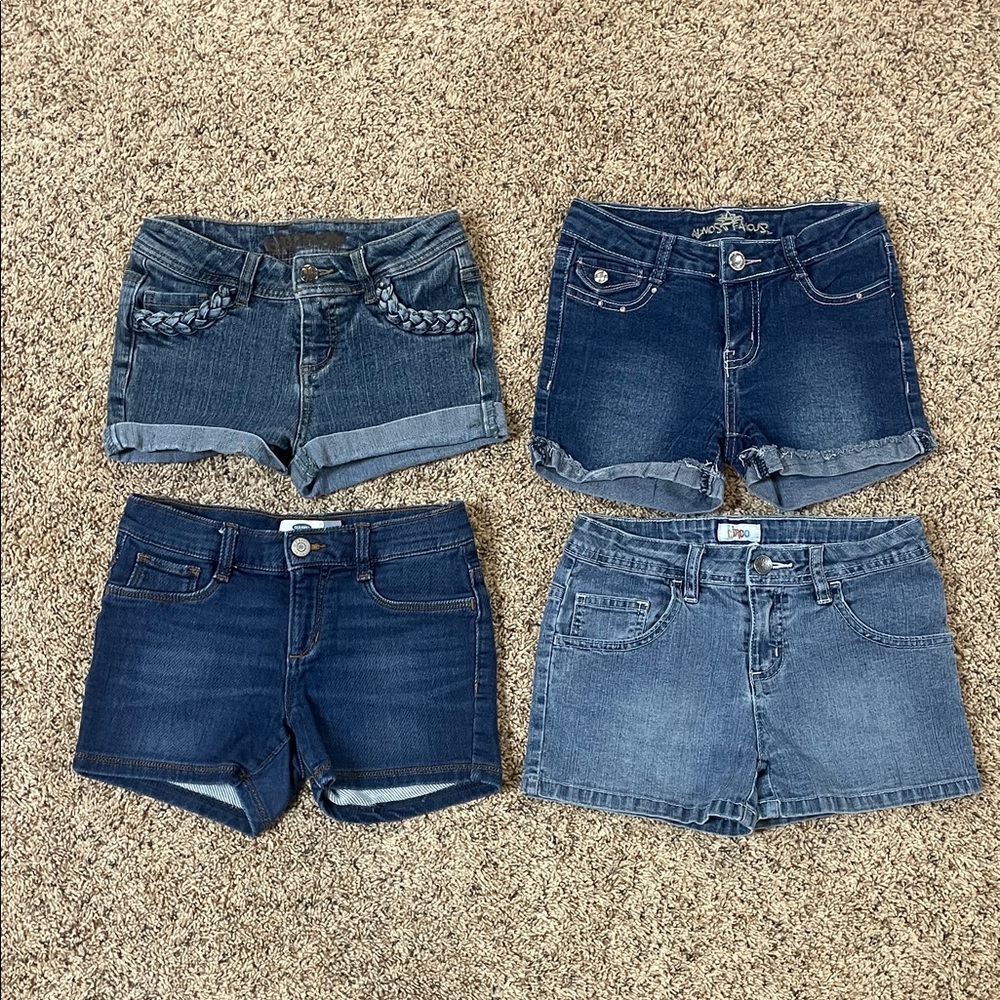 Denim Shorts Set for Kids
